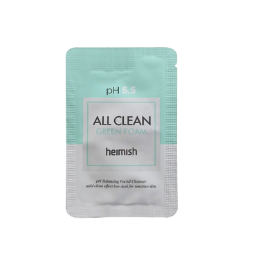 Heimish -  HEIMISH All Clean Green Clay Foam 2 ml - Łagodna, oczyszczająca pianka do twarzy próbka